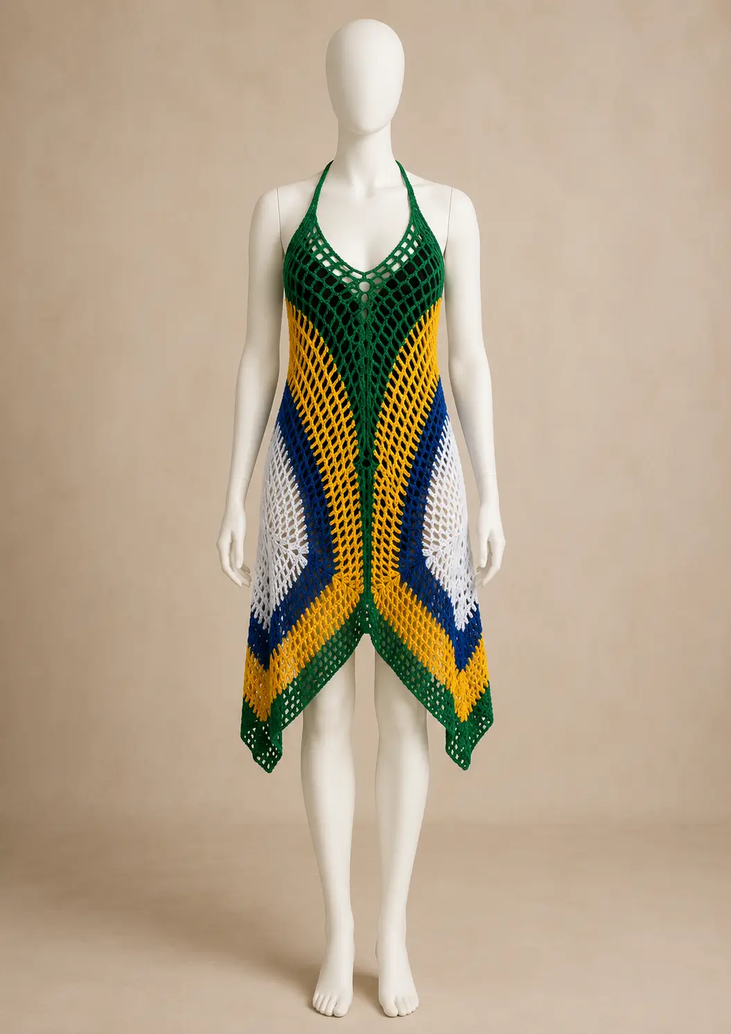 VESTIDO VAZADO BRASIL