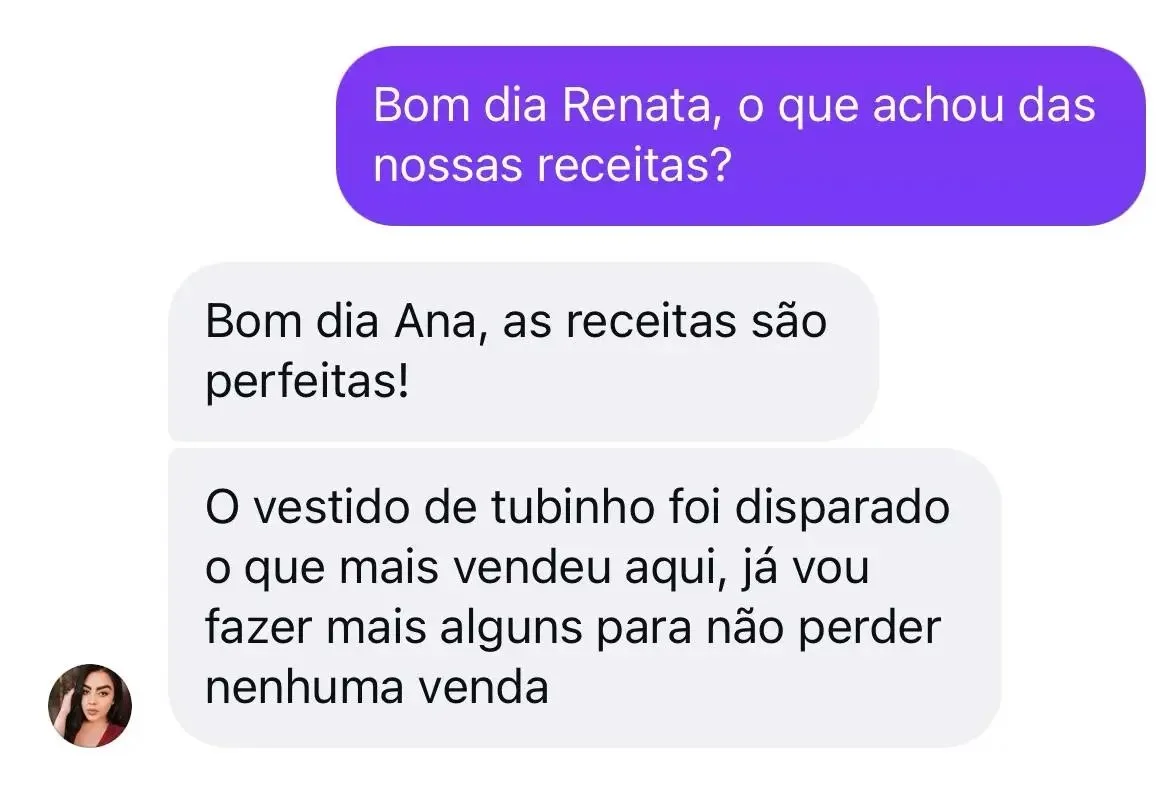 Feedback de RENATA OLIVEIRA